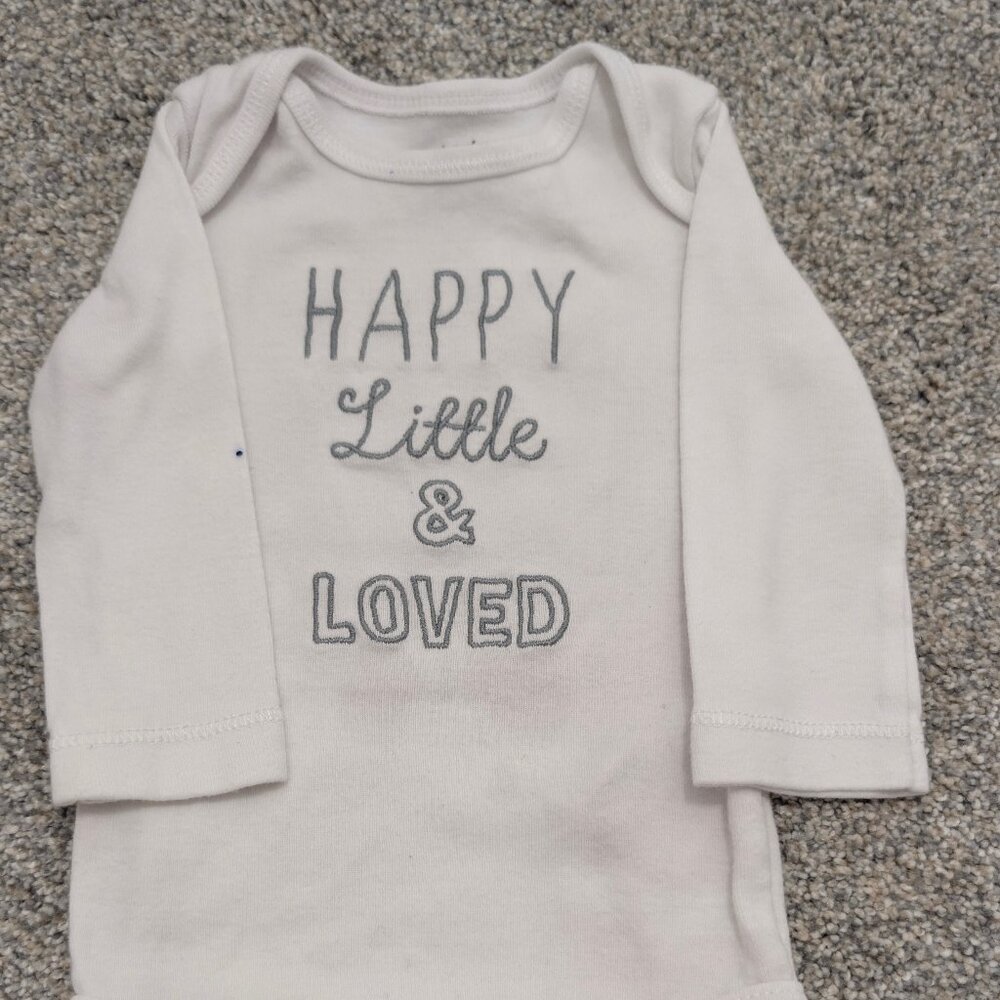 Carter's Cream Long Sleeve One Piece